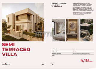 Villa Palm Beach à vendre à Marrakech (sur plan)