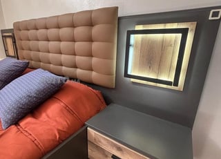 Lit Avec Sommier et Avec Led et avec matelas