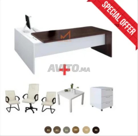 ENSEMBLE BUREAU VERRE