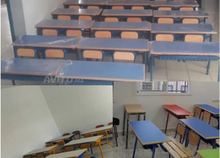 Table confortable avec chaise scolaire Meubles D'étude A