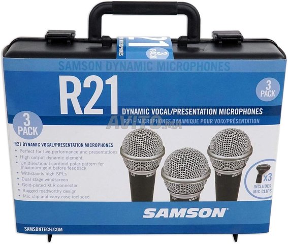 Samson R21S 3 Pack Valise 3 micros R2