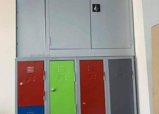 Armoire vestiaire métallique multi cases