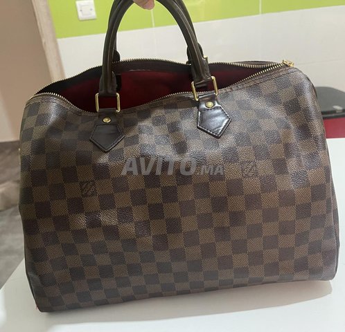 Sac LV authentique Speedy 35 en toile Damier