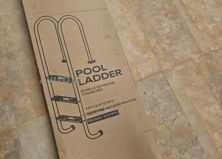 Échelle de piscine CrystalPool – 3 marches