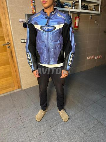 Veste Moto full cuir High Teck USA