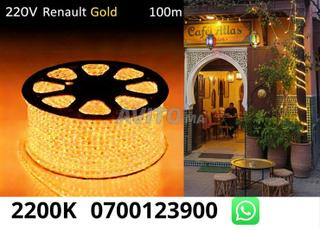 Guirlande LED 2200k gold 100m