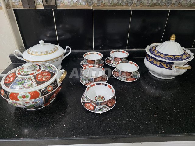 سوبيرا طاووس حور مع 5 زبادي و 5 أطباق