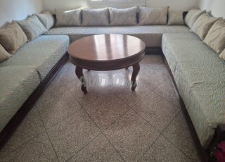 Salon marocain en bois dur wengé NEUF