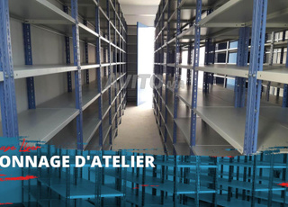 Rayonnage léger métal – Rangement optimisé