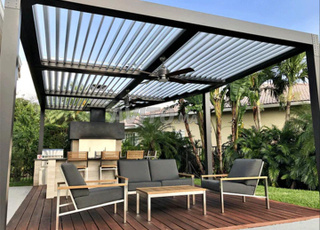 Nouvelle génération de pergola bioclimatique