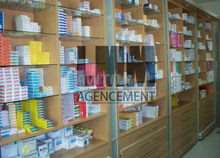 RAYONNAGE PARA PHARMACIE ET COSMETIQUE