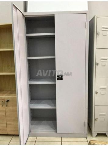 Armoire Métallique Haute Et Basse | Armoire - 2