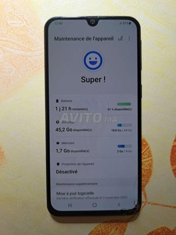 Samsung A40 يعمل بشكل جيد