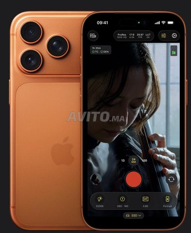 iPhone 17 Pro Max 1 To لون برتقالي كوني