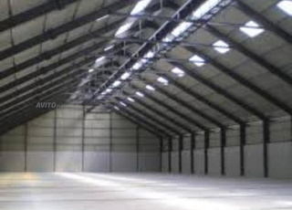 Local industriel 4000m2 couvert Rt mediouna