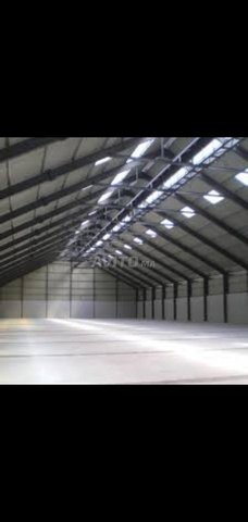 Local industriel 4000m2 couvert Rt mediouna