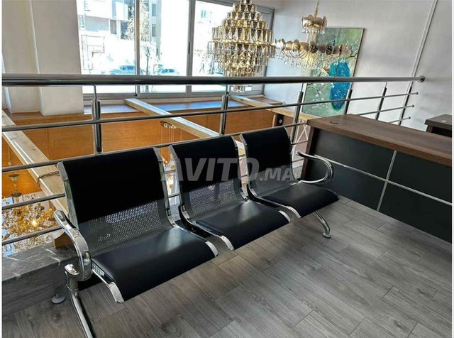 BANQUETTE EN INOX REVÊTEMENT EN CUIR 2\3\4\5 DE 