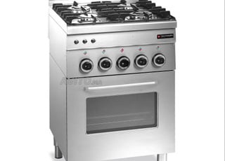 FOURNEAU PROFESSIONNEL 4 FEUX A GAZ