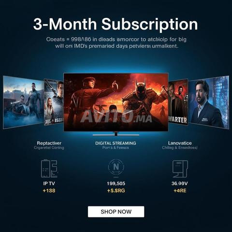 Profitez d’un large choix de chaînes IPTV 3 mois