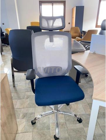 Fauteuil de bureau en simili cuir\chaise visiteur - 2