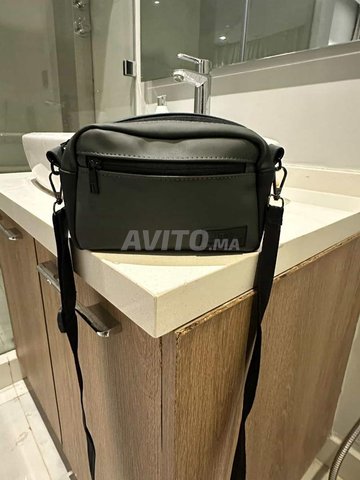 sacoche pour homme vert kaki