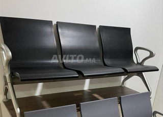 Banquette en simili cuir 3 places en stock