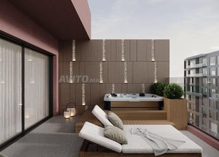 Studio de 34 m² et 32 m² de cour à Guéliz