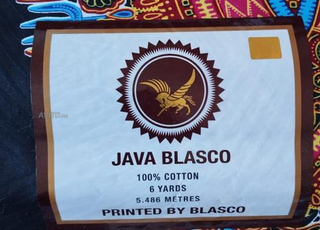 Java Blasco 100 pour 100 cotton africain