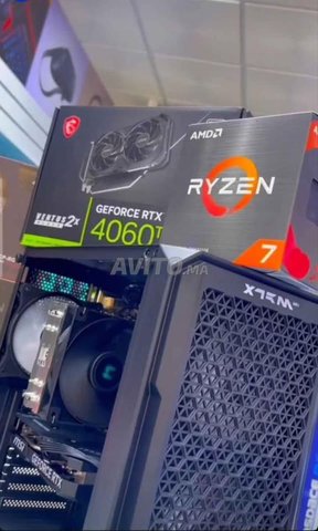 حاسوب ألعاب عالي الأداء 32 جيجابايت رام 4060 تي آي