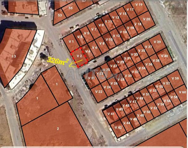 Lot de villa de 326m2 à Bouznika prix intéressant - 2