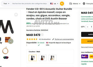 Guitare Fender made in USA