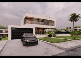 Villa 500mh Semi Finie Piscine 390U Tamesna