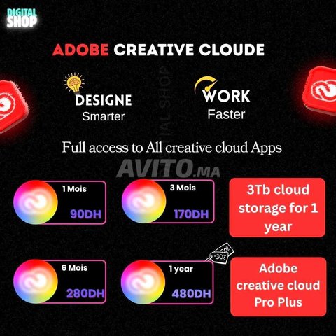 Adobe creative cloud Pro Plus