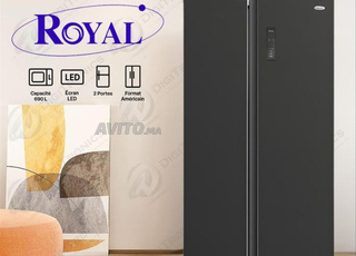 رويال ثلاجة جنبًا إلى جنب 690 لتر