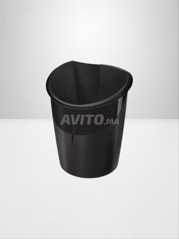 سلة مهملات ورقية Isis De 320R جرافيت أسود