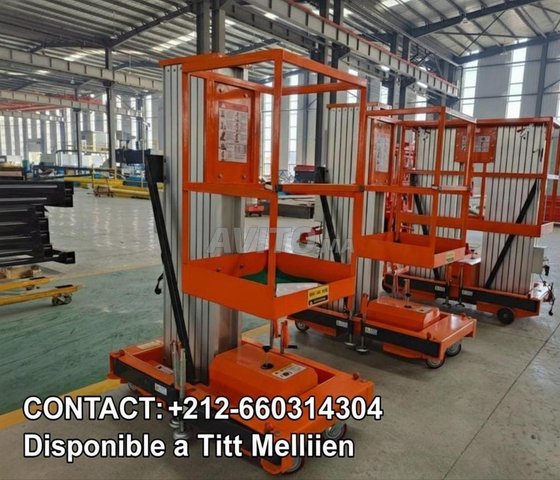 رافعة ذات منصة مفردة ومزدوجة 12 م و 14 م