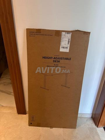 Nouveau Bureau ajustable 60x120 noir neuf à vendre - 2