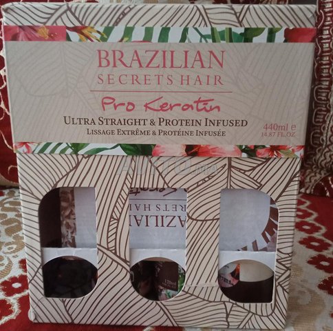 Pack 3 Kératine Brazilian secret hair pro neuf
