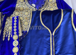 Caftan marocain bordé