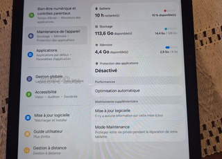 Tablette samsung A9 plus 5G 128 8RAM wifi carte