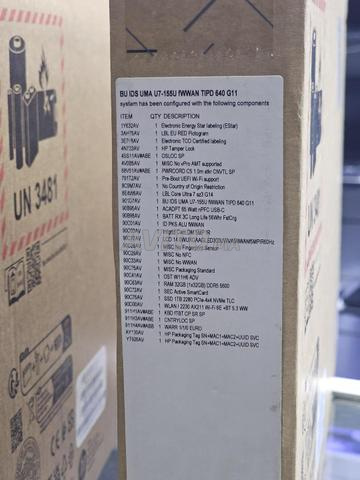 Hp elitebook 640 G11 Ultra 7 | 32gb ram | 1tb ssd - 2