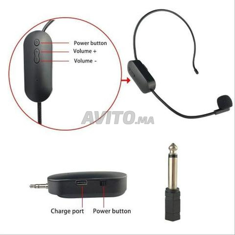 Casque de Microphone sans fil UHF portable AY-101 - 2