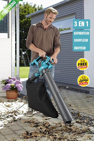 3 في 1 منفاخ ، مكنسة كهربائية و مطحنة - بستنة