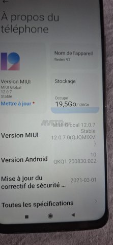 Redmi 9T بحالة جيدة جدا