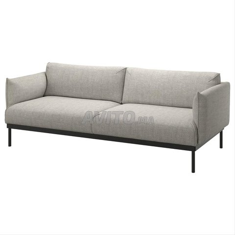 Canapé 3 places, Lejde gris clair