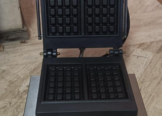 آلة صنع الوافل الاحترافية ذات اللوحة المزدوجة