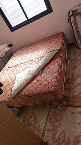 matelas 2 places richbond avec protège et support