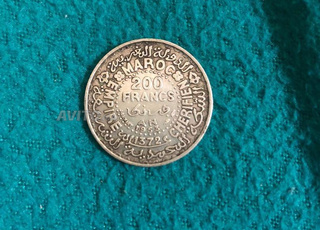 Pièce de 200 francs commémorative en argent 1953