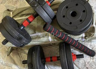 Kit Haltères 20kg et barre 40cm