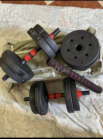 Kit Haltères 20kg et barre 40cm